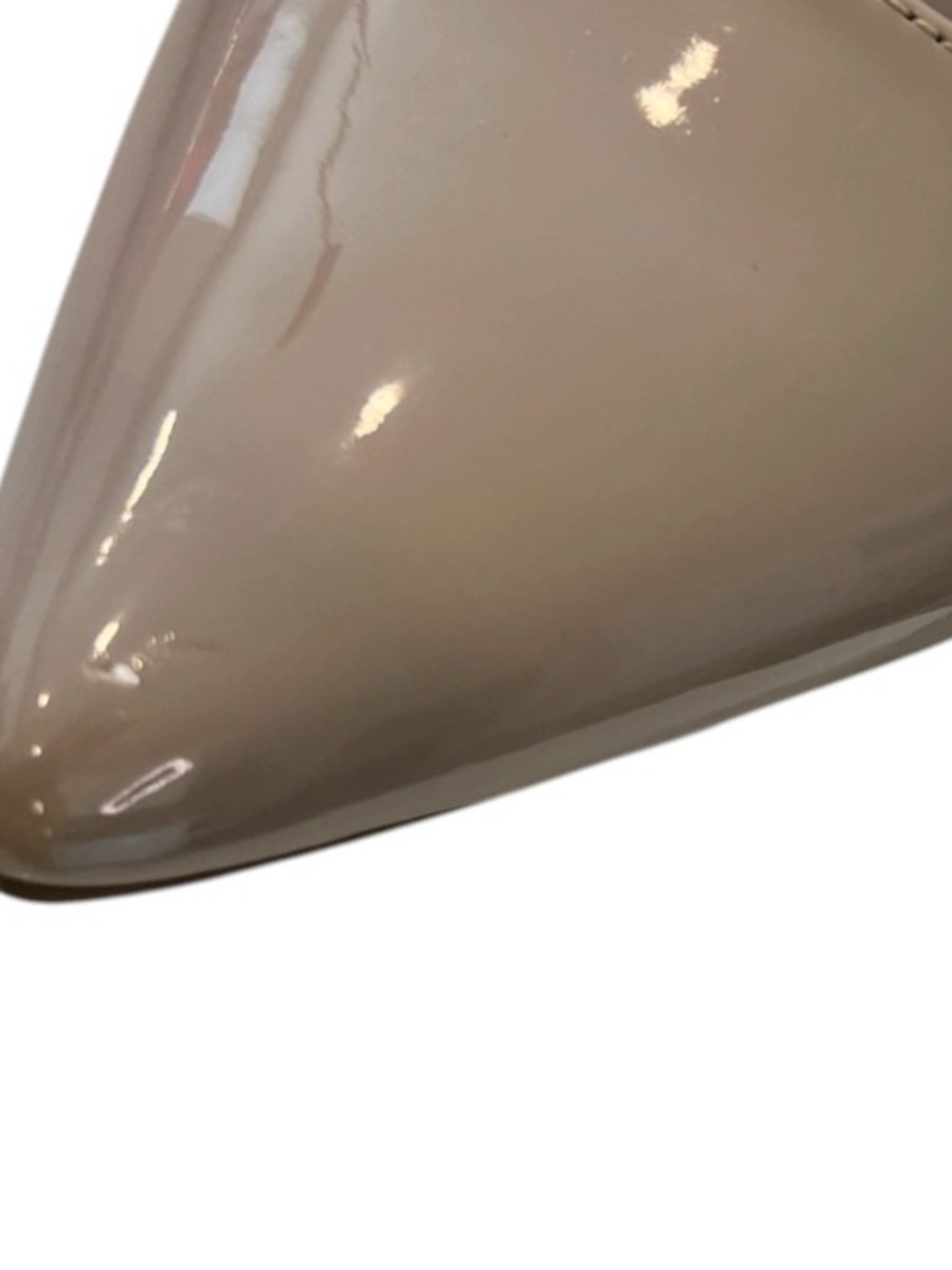 Bandolino Patent Pointed-Toe Heals in Taupe Like New - Picture 5 of 5